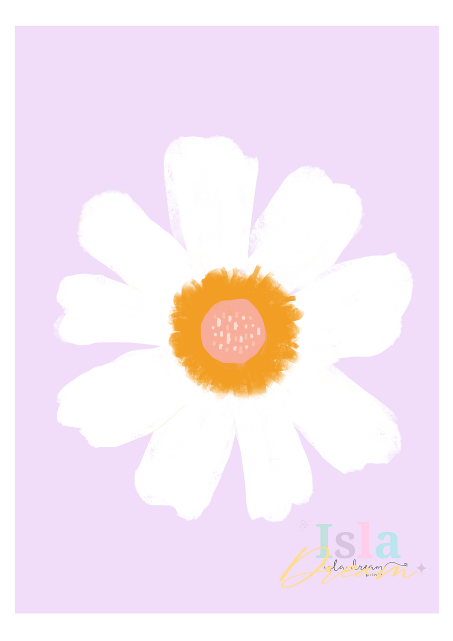 Daisy Print - Lilac