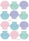 Sea Shell- Fabric Wall Decals A3 (multiple colours available) - Isla Dream Prints