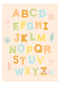 Beachy Alphabet Print - Brights