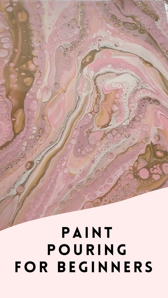 Paint pouring for beginners- dirty pour technique