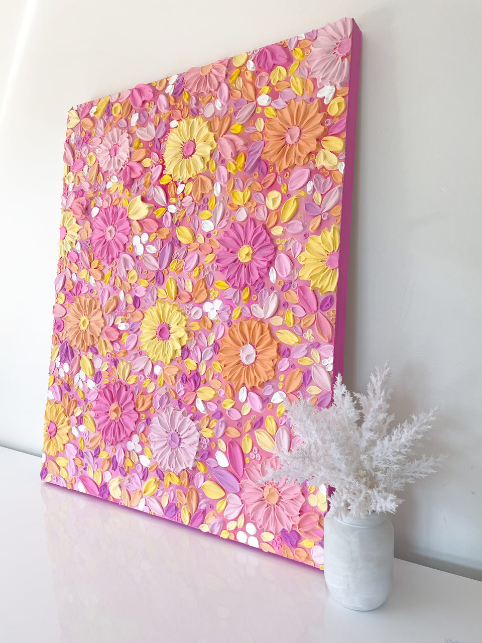 ‘Starburst’- Original Textured Artwork On Canvas