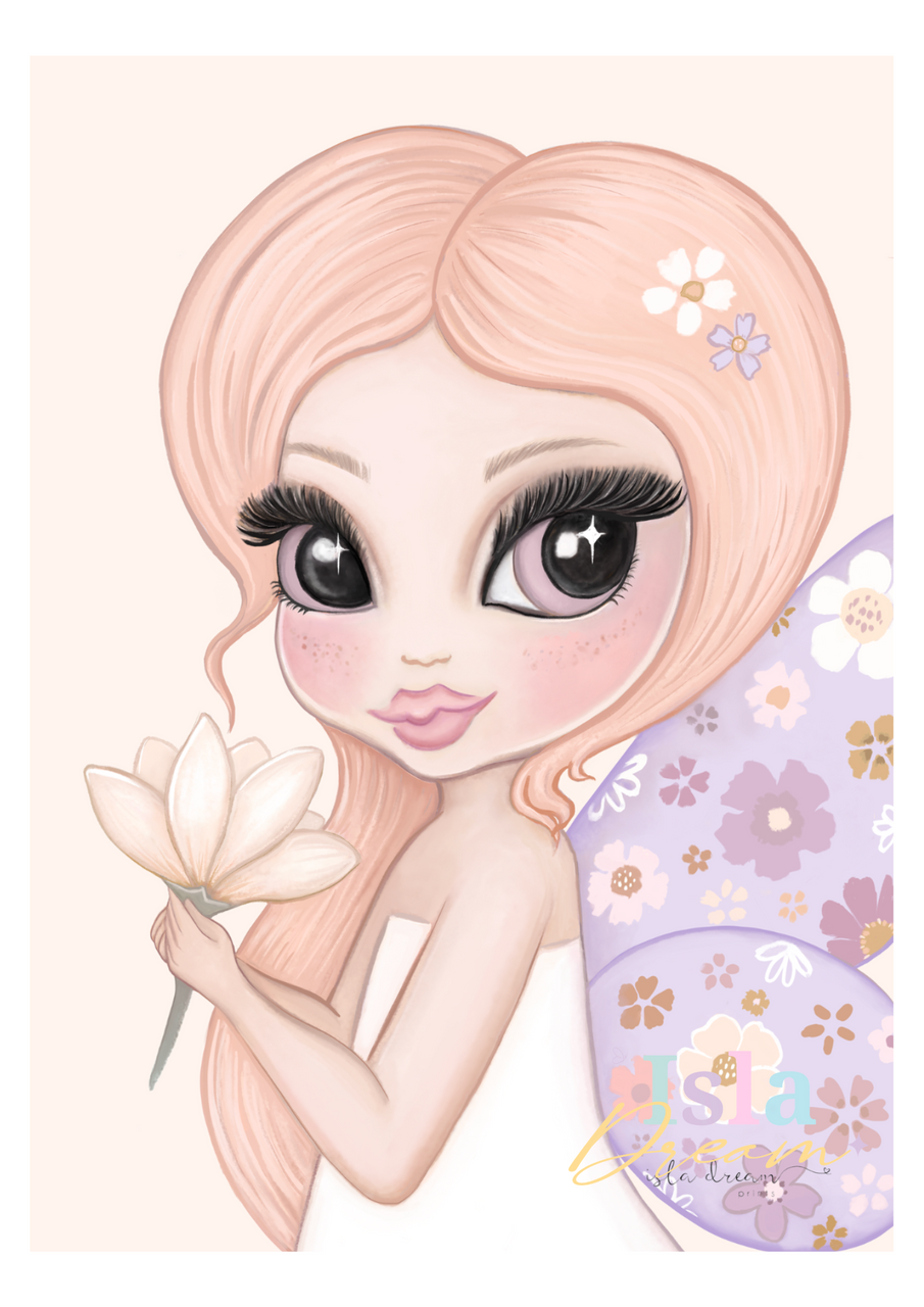 Peaches the Fairy Print