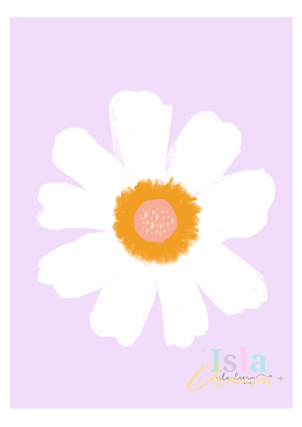 Daisy Print - Lilac