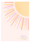 Hello Sunshine Print - Pastel