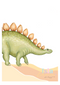 Steve the Stegosaurus Dinosaur Print