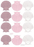 Clam Shell Wall Decals - A3 – Isla Dream Prints