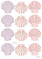 Sea Shell- Fabric Wall Decals A3 (multiple colours available) - Isla Dream Prints