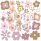 Posy flowers- Fabric Wall Decals- two colours! - Isla Dream Prints