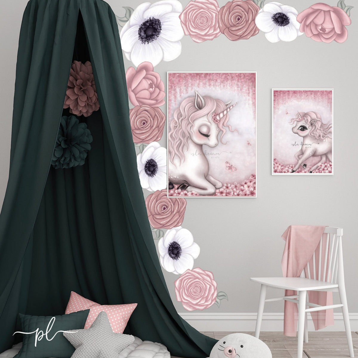 Whimsical Wall Decals for Kids Isla Dream Prints