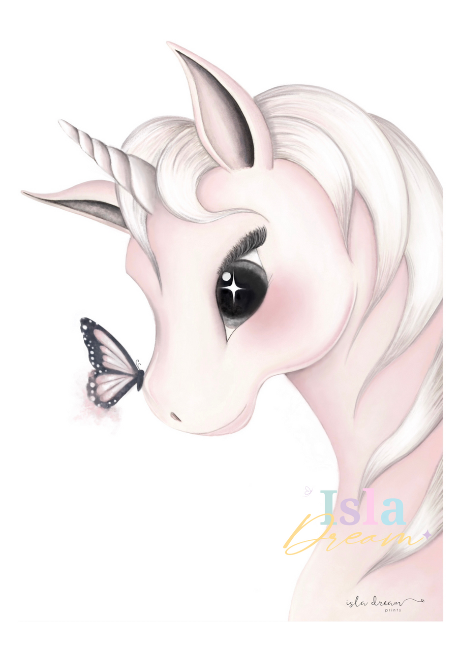 Mila the Unicorn Print