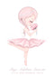 Crysta the ballerina fairy print - Isla Dream Prints