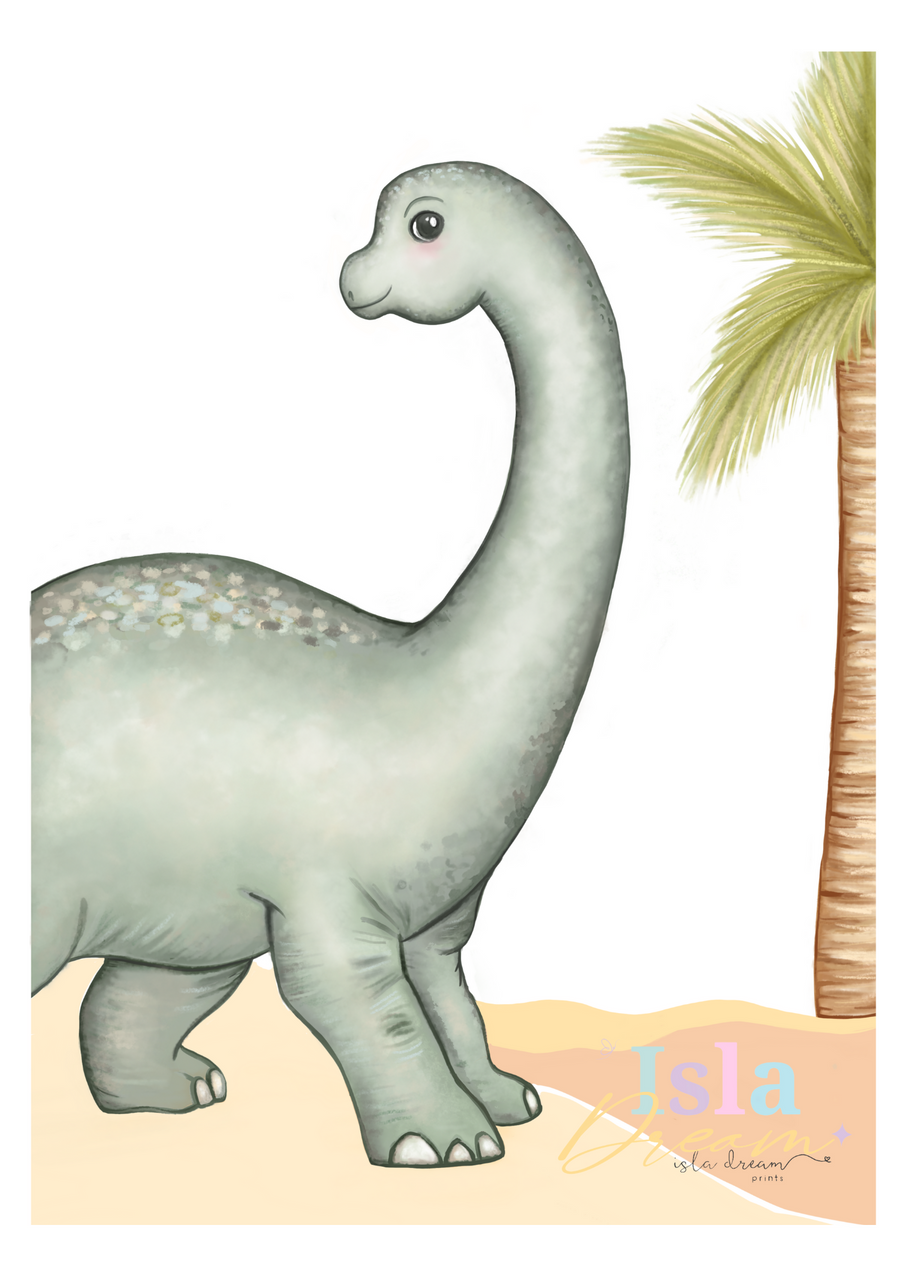 Bernard the Brachiosaurus Print