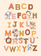 Jungle animal alphabet poster - Isla Dream Prints