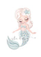 Jasmine the mermaid print - Isla Dream Prints
