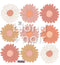 Boho Daisy Chain Florals - Fabric wall decals - Isla Dream Prints