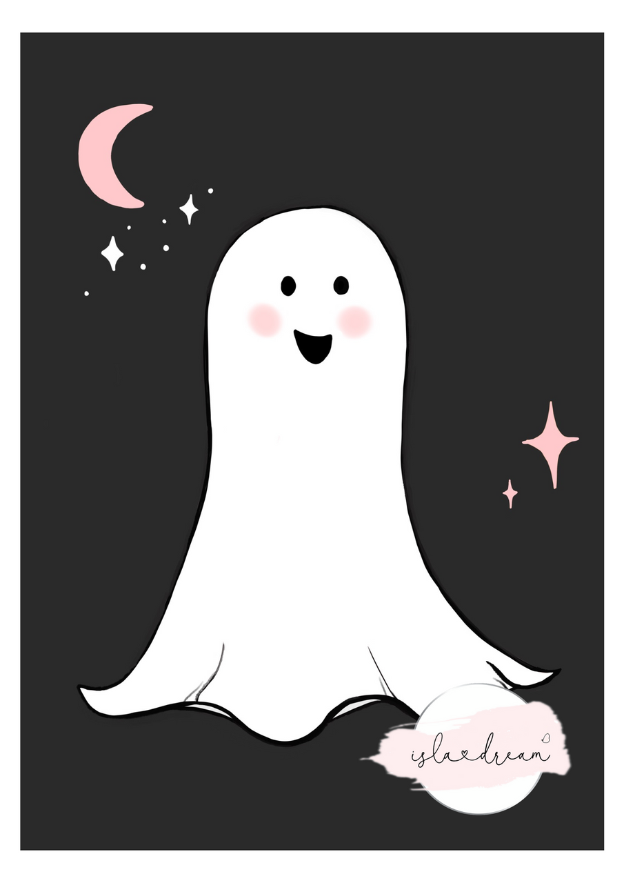 Cute ghosts- Downloadable Print File