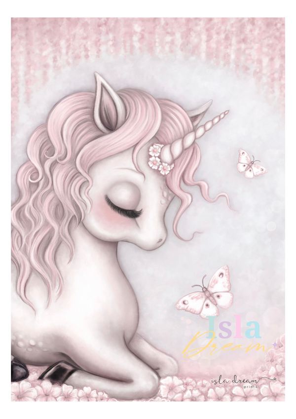Dreamlike Unicorn print by Dolphins DreamDesign