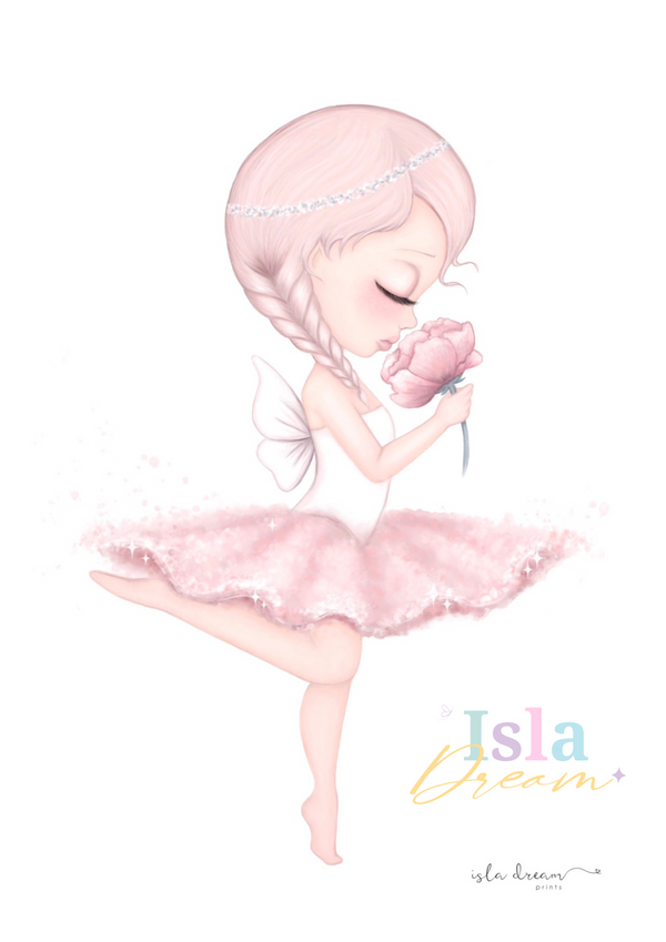 Crysta the Ballerina Fairy Print