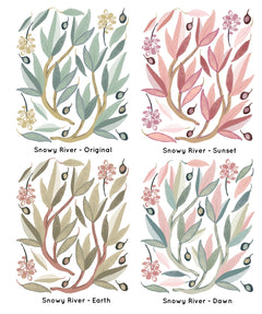 Snowy River Wall Decals – Isla Dream Prints