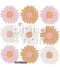 Boho Daisy Chain Florals - Fabric wall decals - Isla Dream Prints