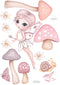 ‘Grace Flying’ Fabric Wall Decals A3 - Isla Dream Prints