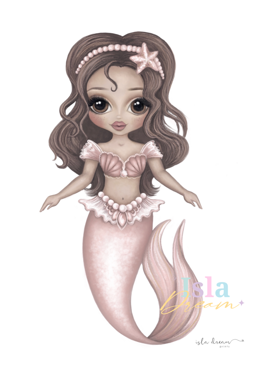 Arista the Mermaid Print