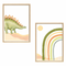 Dinosaur Rainbow Print